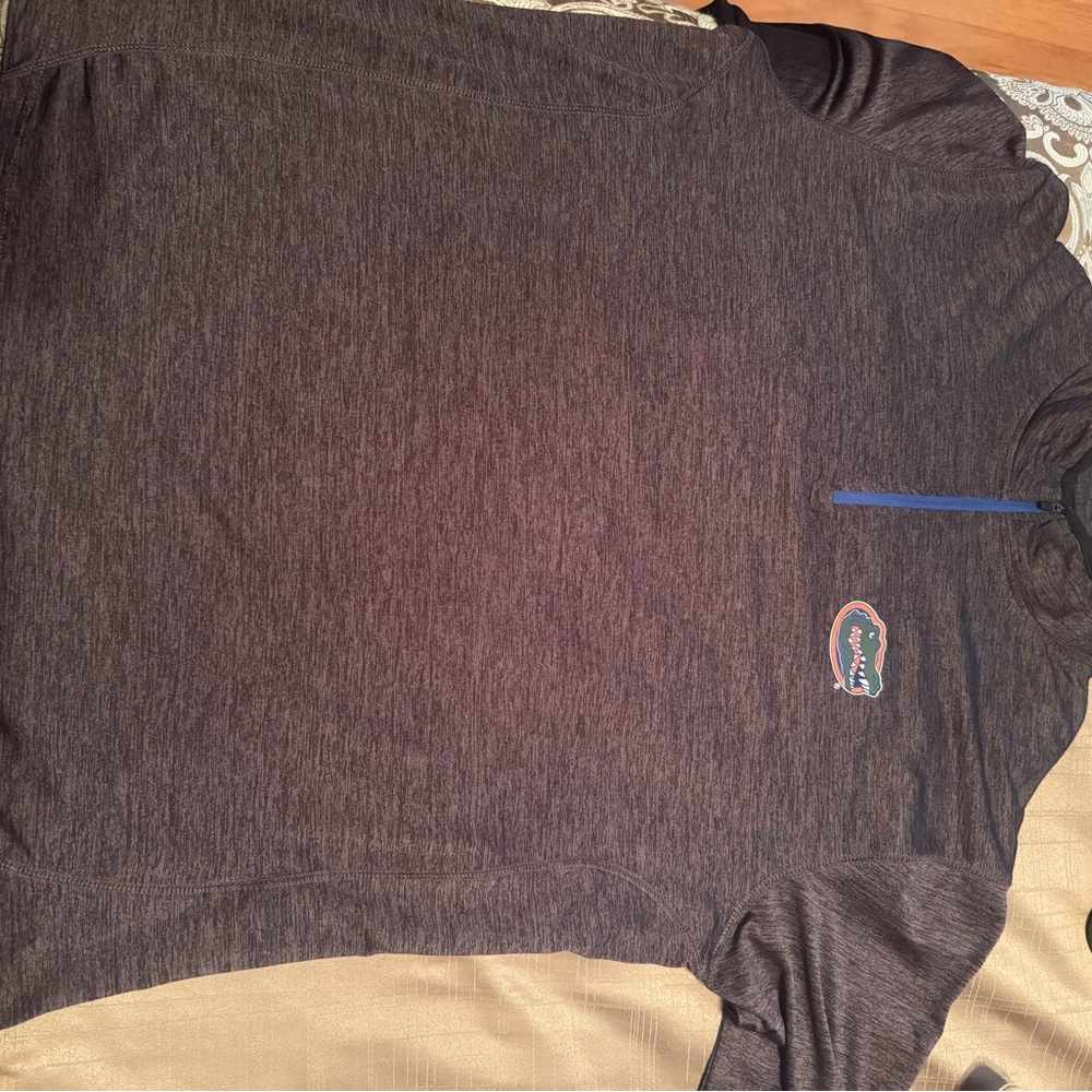 Colosseum Charcoal Long Sleeve Tee with Logo